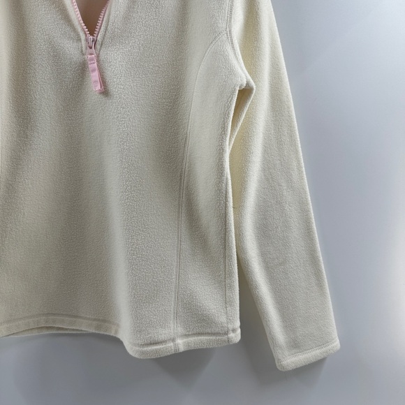 Old Navy Kids XXL Fleece Jacket – Off White w/ Light Pink Lining - Picture 3 of 8